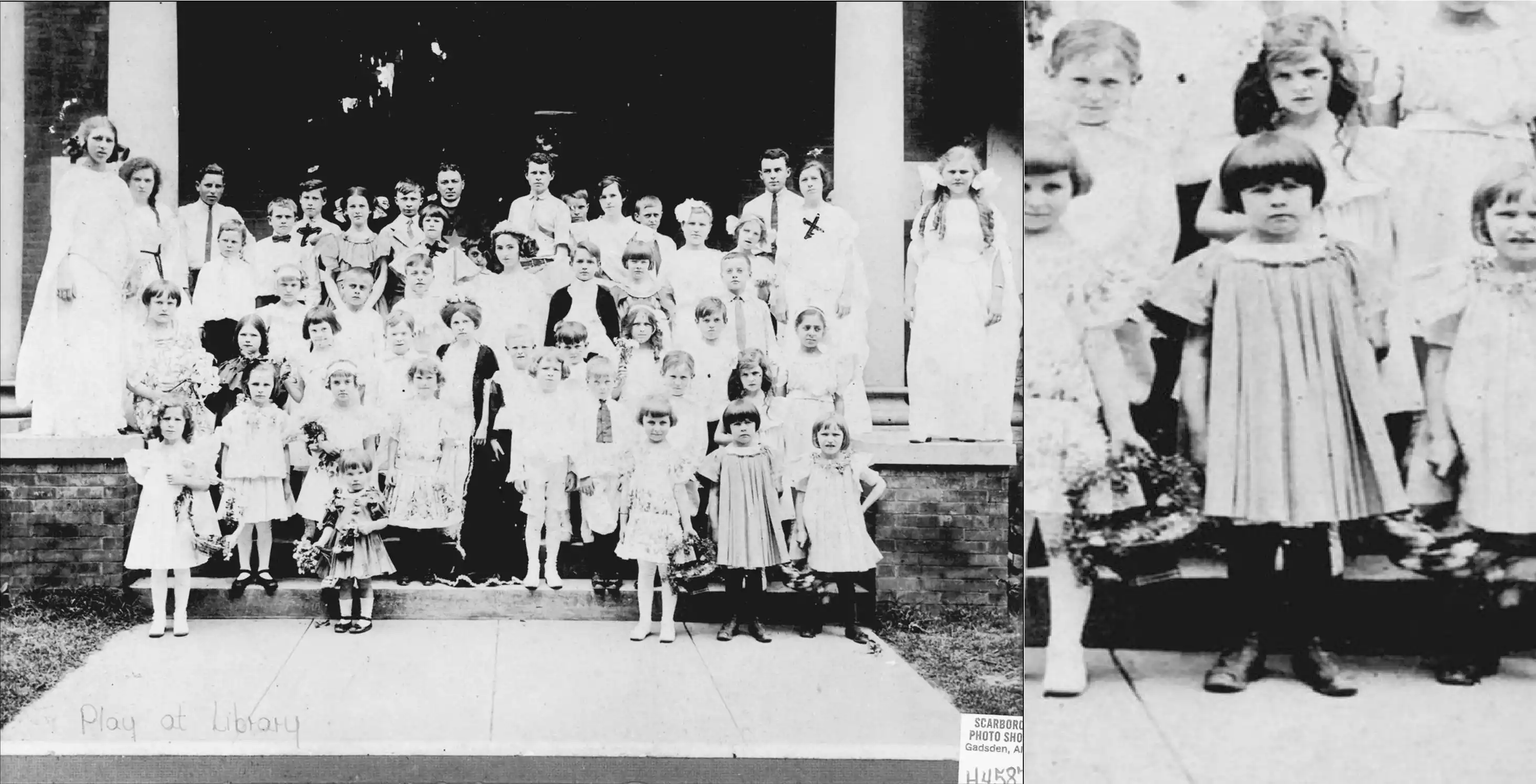 Joe McCormack at St. James Catholic School, circa 1912-1914